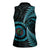 New Zealand Archery Women Sleeveless Polo Shirt Aotearoa Silver Fern Maori - Polynesian Pride