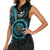 New Zealand Archery Women Sleeveless Polo Shirt Aotearoa Silver Fern Maori - Polynesian Pride