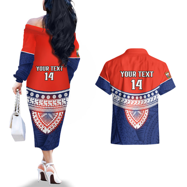 Fiji School Long Sleeve Button Shirt Marist Brothers Fijian Tapa Pattern LT14 main image 0