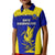 Fiji School Kid Polo Shirt Ratu Kadavulevu Heron With Fijian Tapa LT14 Kid Gold - Polynesian Pride