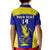 Custom Fiji School Kid Polo Shirt Ratu Kadavulevu Heron With Fijian Tapa LT14 - Polynesian Pride