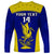 Custom Fiji School Long Sleeve Shirt Ratu Kadavulevu Heron With Fijian Tapa LT14 - Polynesian Pride
