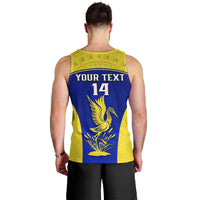 Custom Fiji School Men Tank Top Ratu Kadavulevu Heron With Fijian Tapa LT14 - Polynesian Pride