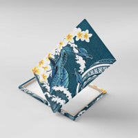 Dark Teal Polynesia Canvas Wall Art Polynesian Frangipani With Sea Turtles