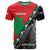 New Zealand And Lebanon T Shirt Silver Fern Maori With Cedar Tree Together LT14 Red - Polynesian Pride