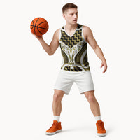 Aotearoa Atua Tangaroa Personalised Basketball Jersey God Of The Sea Maori Whale Tail Yellow