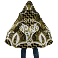 Aotearoa Atua Tangaroa Personalised Cloak God Of The Sea Maori Whale Tail Yellow