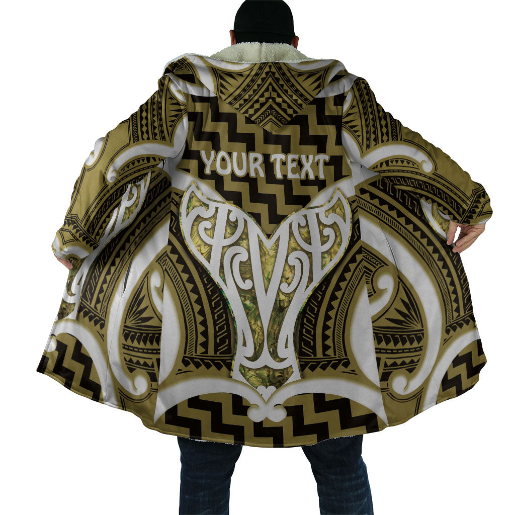 Aotearoa Atua Tangaroa Personalised Cloak God Of The Sea Maori Whale Tail Yellow