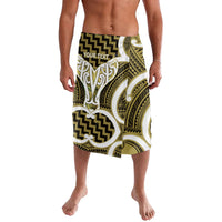 Aotearoa Atua Tangaroa Personalised Lavalava God Of The Sea Maori Whale Tail Yellow