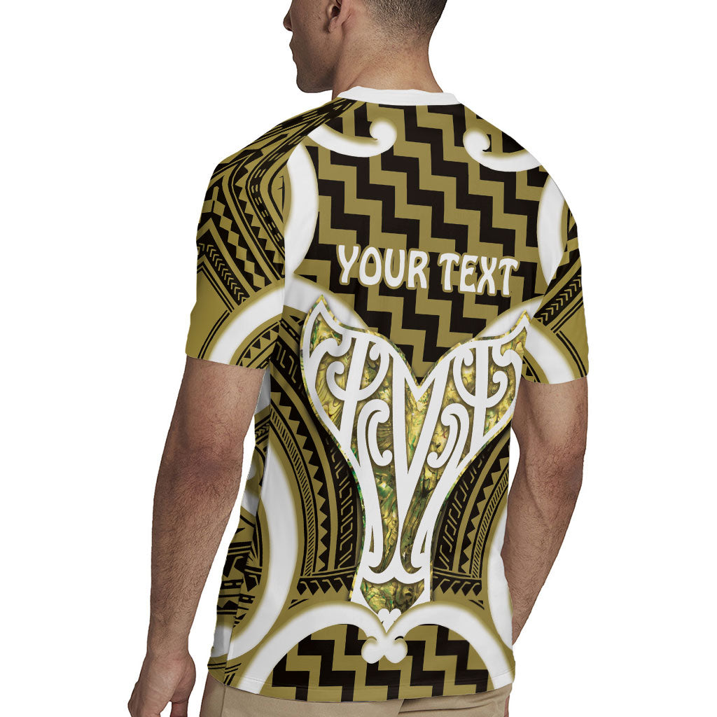 Aotearoa Atua Tangaroa Personalised Rugby Jersey God Of The Sea Maori Whale Tail Yellow