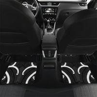 Aotearoa Atua Tangaroa Personalised Car Mats God Of The Sea Maori Whale Tail Black