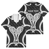 Aotearoa Atua Tangaroa Personalised Family Matching Summer Maxi Dress and Hawaiian Shirt God Of The Sea Maori Whale Tail Black