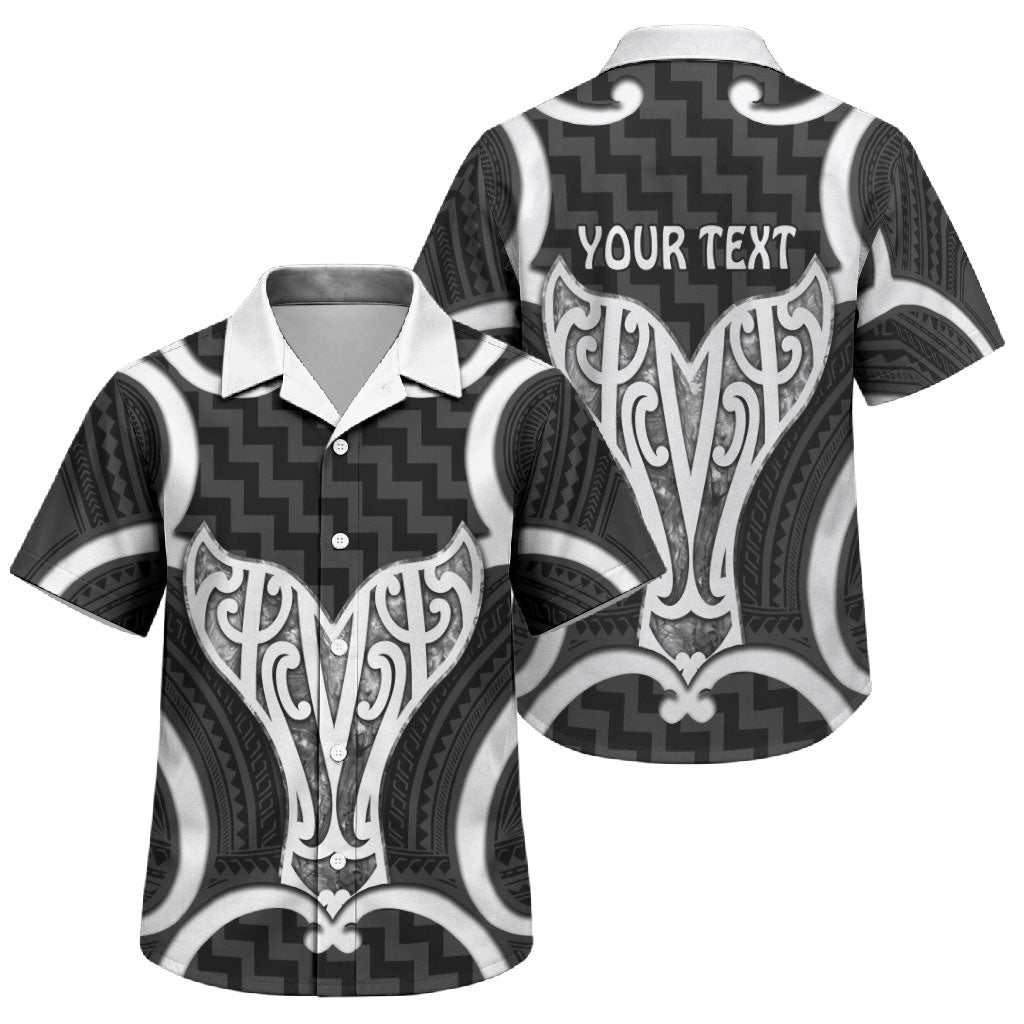 Aotearoa Atua Tangaroa Personalised Family Matching Summer Maxi Dress and Hawaiian Shirt God Of The Sea Maori Whale Tail Black