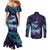 You Matter Suicide Prevention Awareness Couples Matching Mermaid Dress and Long Sleeve Button Shirt Butterfly Aboriginal Mix Polynesian Pattern