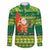 Cook Islands Christmas Family Matching Long Sleeve Bodycon Dress and Hawaiian Shirt Surfing Santa Mere Kiritimiti - Polynesian Pride