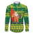 Cook Islands Christmas Family Matching Puletasi and Hawaiian Shirt Surfing Santa Mere Kiritimiti - Polynesian Pride