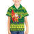 Cook Islands Christmas Family Matching Puletasi and Hawaiian Shirt Surfing Santa Mere Kiritimiti - Polynesian Pride