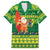 Cook Islands Christmas Hawaiian Shirt Surfing Santa Mere Kiritimiti - Polynesian Pride