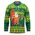 Cook Islands Christmas Hockey Jersey Surfing Santa Mere Kiritimiti - Polynesian Pride