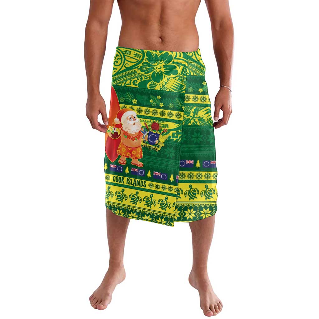 Cook Islands Christmas Lavalava Surfing Santa Mere Kiritimiti - Polynesian Pride