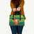 Cook Islands Christmas Leather Bag Surfing Santa Mere Kiritimiti - Polynesian Pride