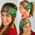 Cook Islands Christmas Neck Gaiter Surfing Santa Mere Kiritimiti - Polynesian Pride