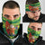 Cook Islands Christmas Neck Gaiter Surfing Santa Mere Kiritimiti - Polynesian Pride