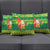Cook Islands Christmas Pillow Cover Surfing Santa Mere Kiritimiti - Polynesian Pride