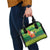 Cook Islands Christmas Shoulder Handbag Surfing Santa Mere Kiritimiti - Polynesian Pride