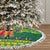 Cook Islands Christmas Tree Skirt Surfing Santa Mere Kiritimiti - Polynesian Pride