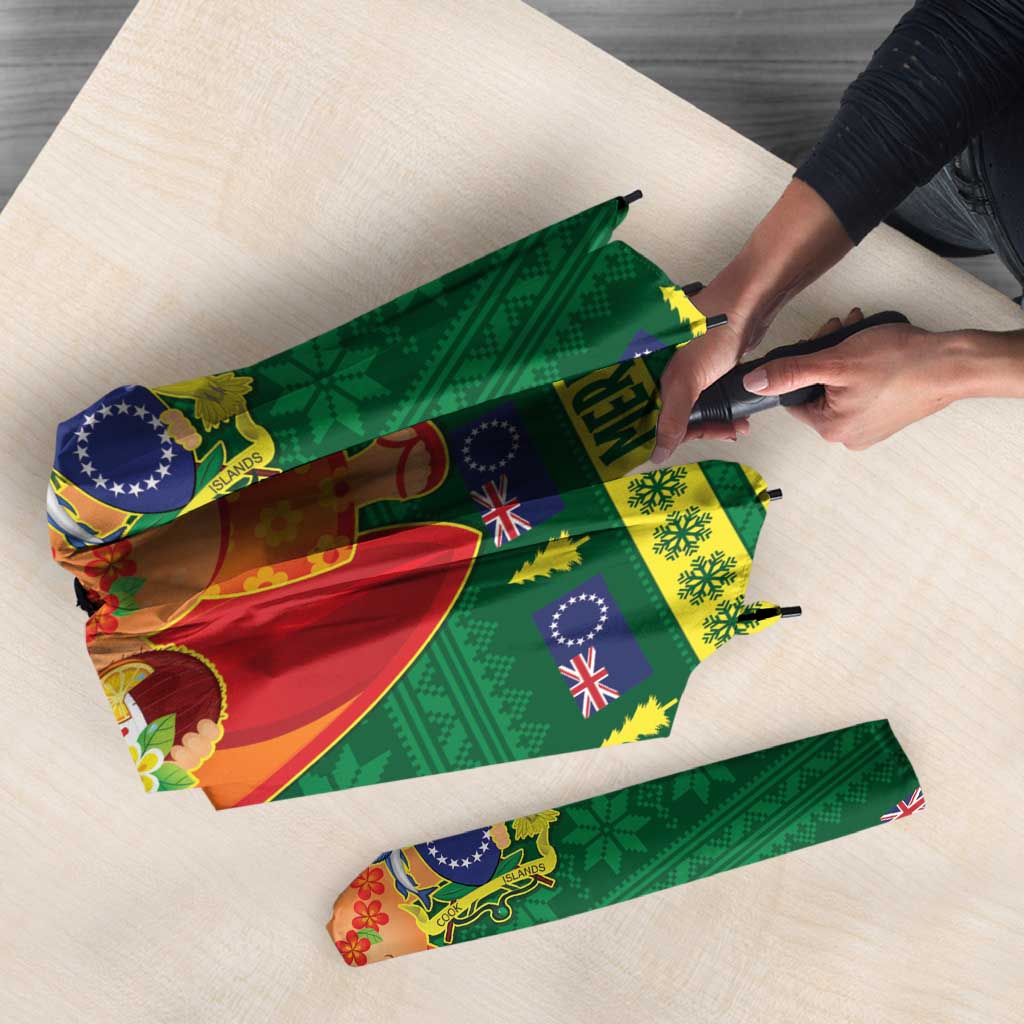 Cook Islands Christmas Umbrella Surfing Santa Mere Kiritimiti - Polynesian Pride