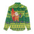 Cook Islands Christmas Women Casual Shirt Surfing Santa Mere Kiritimiti - Polynesian Pride