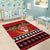 French Polynesia Christmas Area Rug Tiare Chilling Santa Oaoa I teie Noera - Polynesian Pride