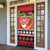 French Polynesia Christmas Door Cover Tiare Chilling Santa Oaoa I teie Noera - Polynesian Pride