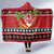French Polynesia Christmas Hooded Blanket Tiare Chilling Santa Oaoa I teie Noera - Polynesian Pride