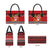 French Polynesia Christmas Leather Bag Tiare Chilling Santa Oaoa I teie Noera - Polynesian Pride