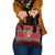 French Polynesia Christmas Shoulder Handbag Tiare Chilling Santa Oaoa I teie Noera - Polynesian Pride