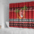 French Polynesia Christmas Shower Curtain Tiare Chilling Santa Oaoa I teie Noera - Polynesian Pride