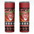 French Polynesia Christmas Skinny Tumbler Tiare Chilling Santa Oaoa I teie Noera - Polynesian Pride