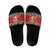French Polynesia Christmas Slide Sandals Tiare Chilling Santa Oaoa I teie Noera - Polynesian Pride