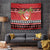 French Polynesia Christmas Tapestry Tiare Chilling Santa Oaoa I teie Noera - Polynesian Pride