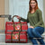 French Polynesia Christmas Travel Bag Tiare Chilling Santa Oaoa I teie Noera - Polynesian Pride