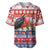 Kiribati Christmas Baseball Jersey Frigatebird Santa Tekeraoi n te Kiritimati - Polynesian Pride