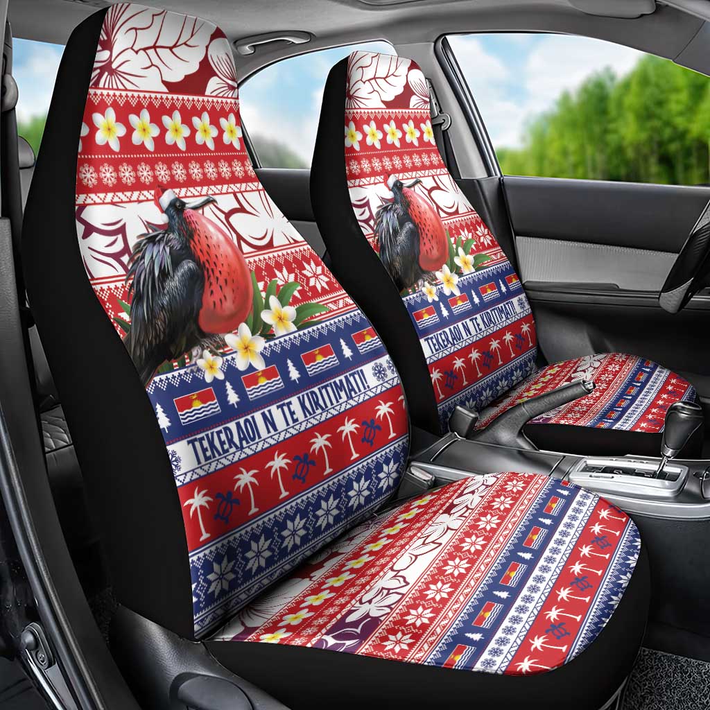 Kiribati Christmas Car Seat Cover Frigatebird Santa Tekeraoi n te Kiritimati - Polynesian Pride