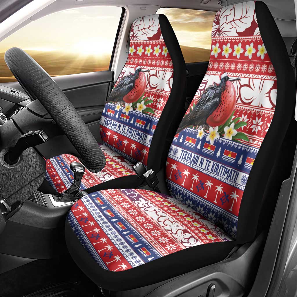 Kiribati Christmas Car Seat Cover Frigatebird Santa Tekeraoi n te Kiritimati - Polynesian Pride
