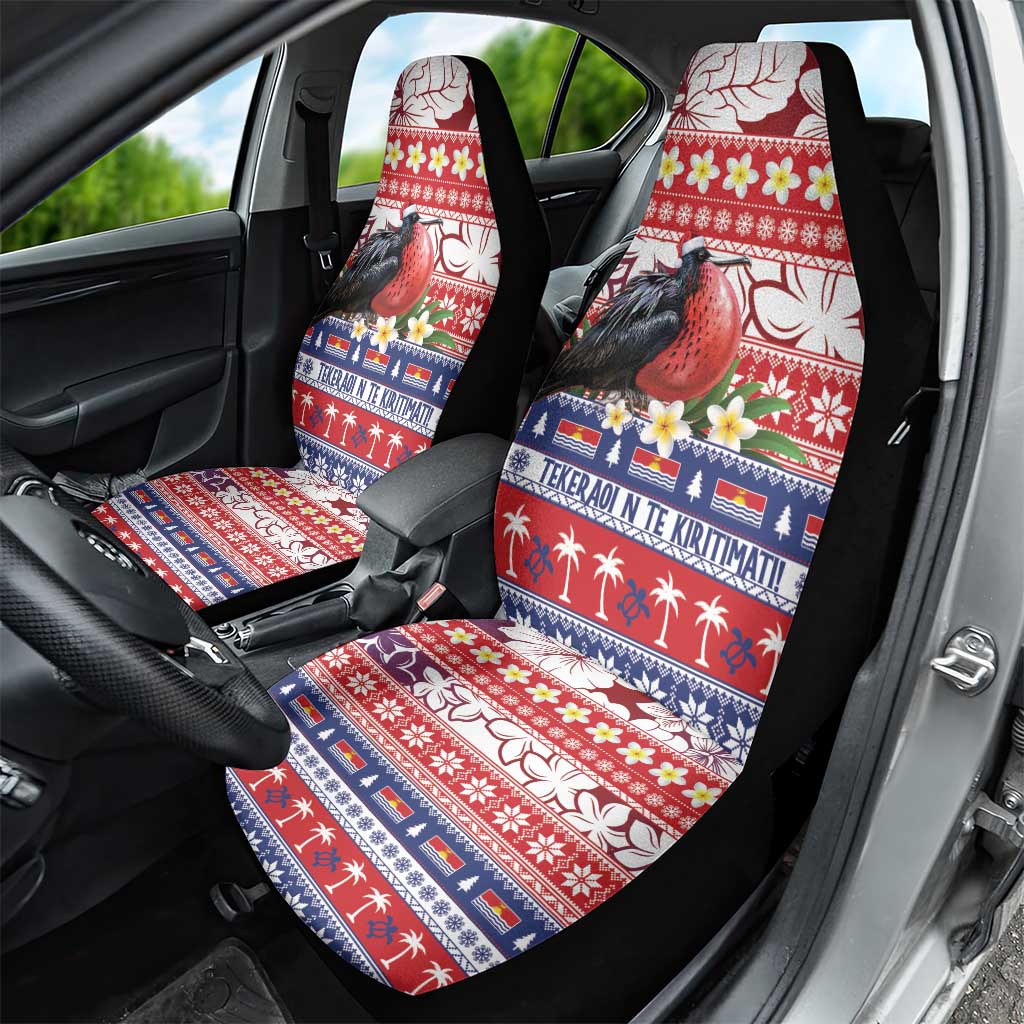 Kiribati Christmas Car Seat Cover Frigatebird Santa Tekeraoi n te Kiritimati - Polynesian Pride