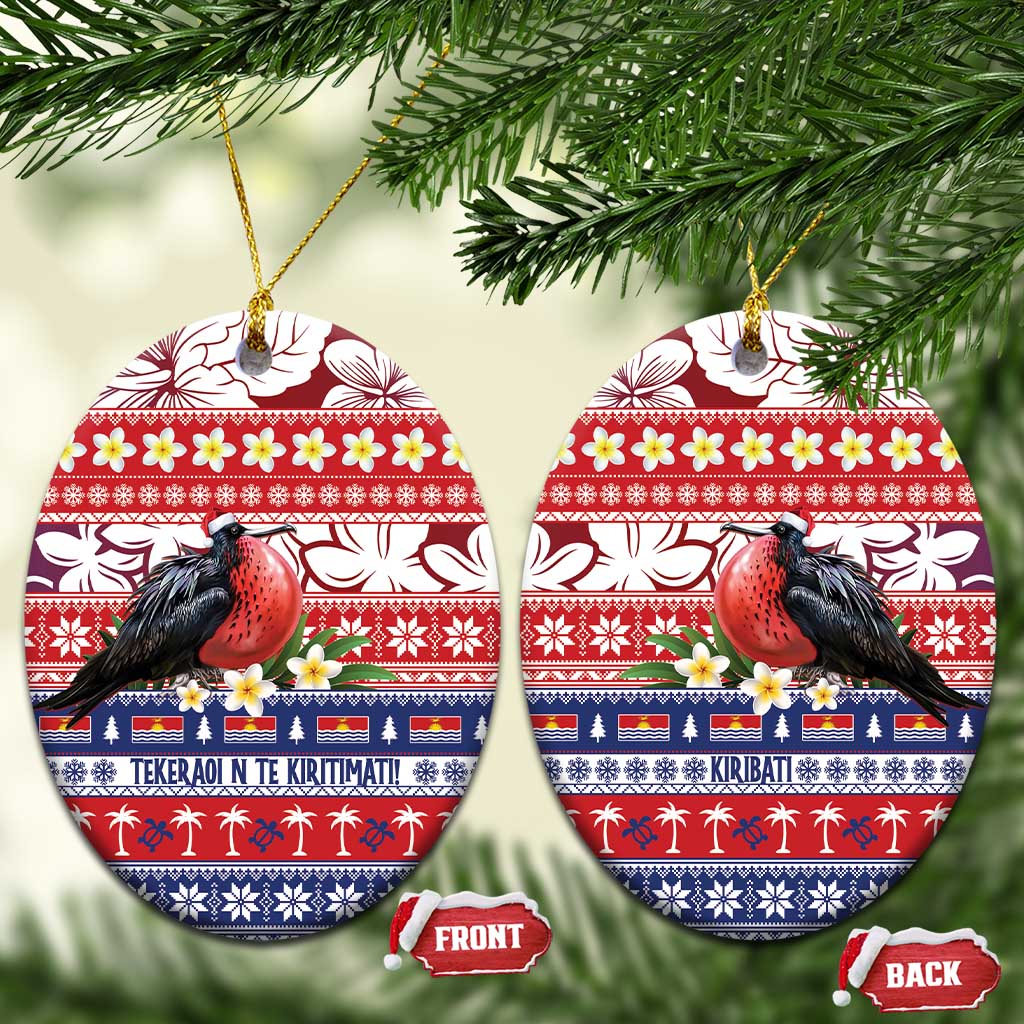 Kiribati Christmas Ceramic Ornament Frigatebird Santa Tekeraoi n te Kiritimati - Polynesian Pride