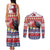 Kiribati Christmas Couples Matching Tank Maxi Dress and Long Sleeve Button Shirt Frigatebird Santa Tekeraoi n te Kiritimati - Polynesian Pride