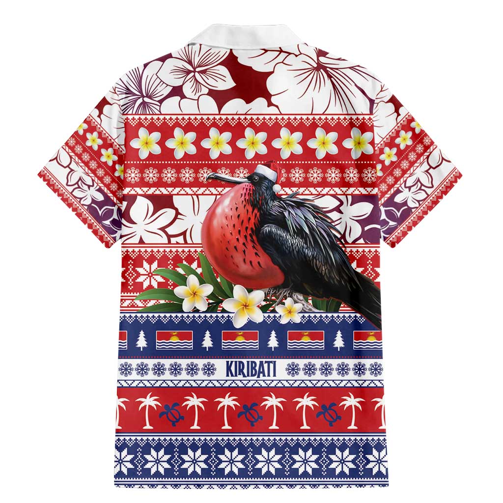 Kiribati Christmas Family Matching Mermaid Dress and Hawaiian Shirt Frigatebird Santa Tekeraoi n te Kiritimati - Polynesian Pride