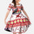 Kiribati Christmas Family Matching Off Shoulder Maxi Dress and Hawaiian Shirt Frigatebird Santa Tekeraoi n te Kiritimati - Polynesian Pride